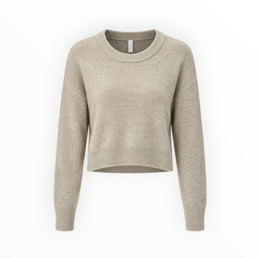 Cropped Knit Sweater size M NEW WITH TAGS