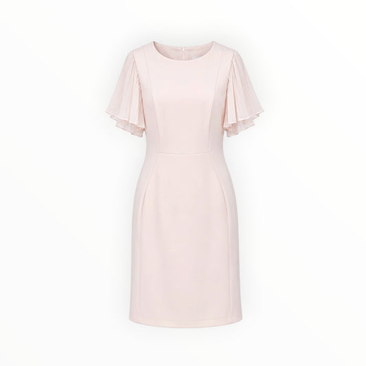 Pleated Sleeve Sheath Dress size 14