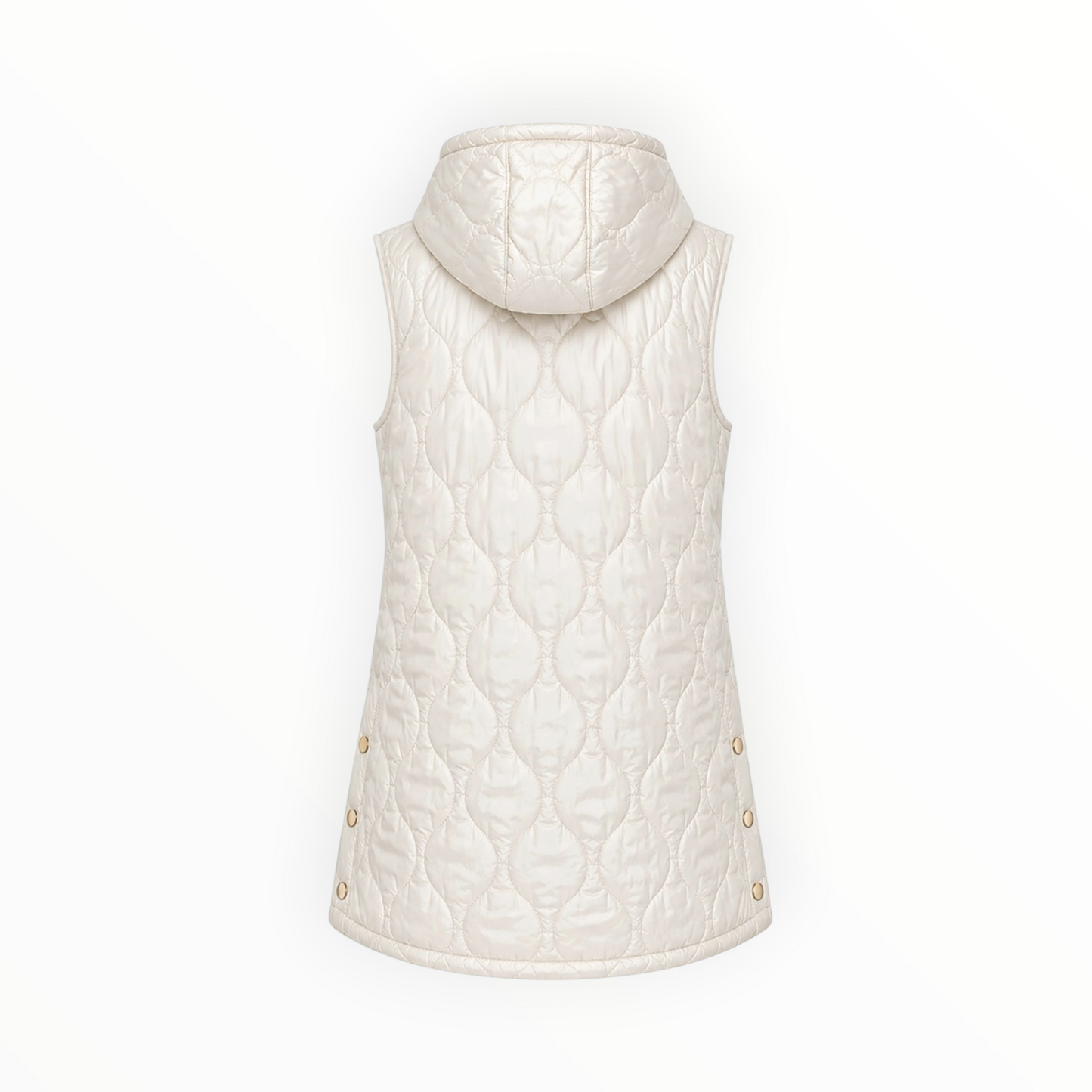 Quilted Hooded Longline Vest size XXL
