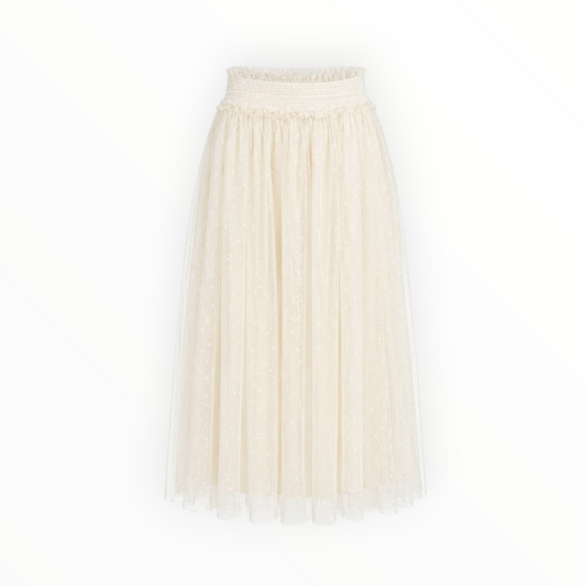 Star Mesh Tulle Midi Skirt size S