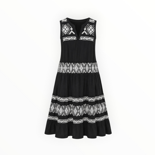 Embroidered Tiered Dress size 14