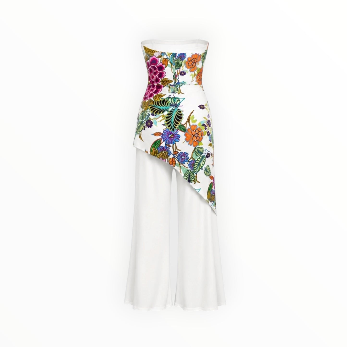 Floral Flare Jumpsuit size 4