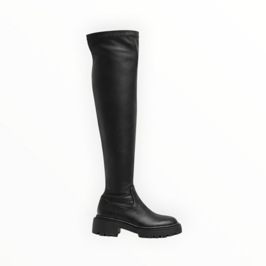 Lug Sole Over the Knee Boots size 37