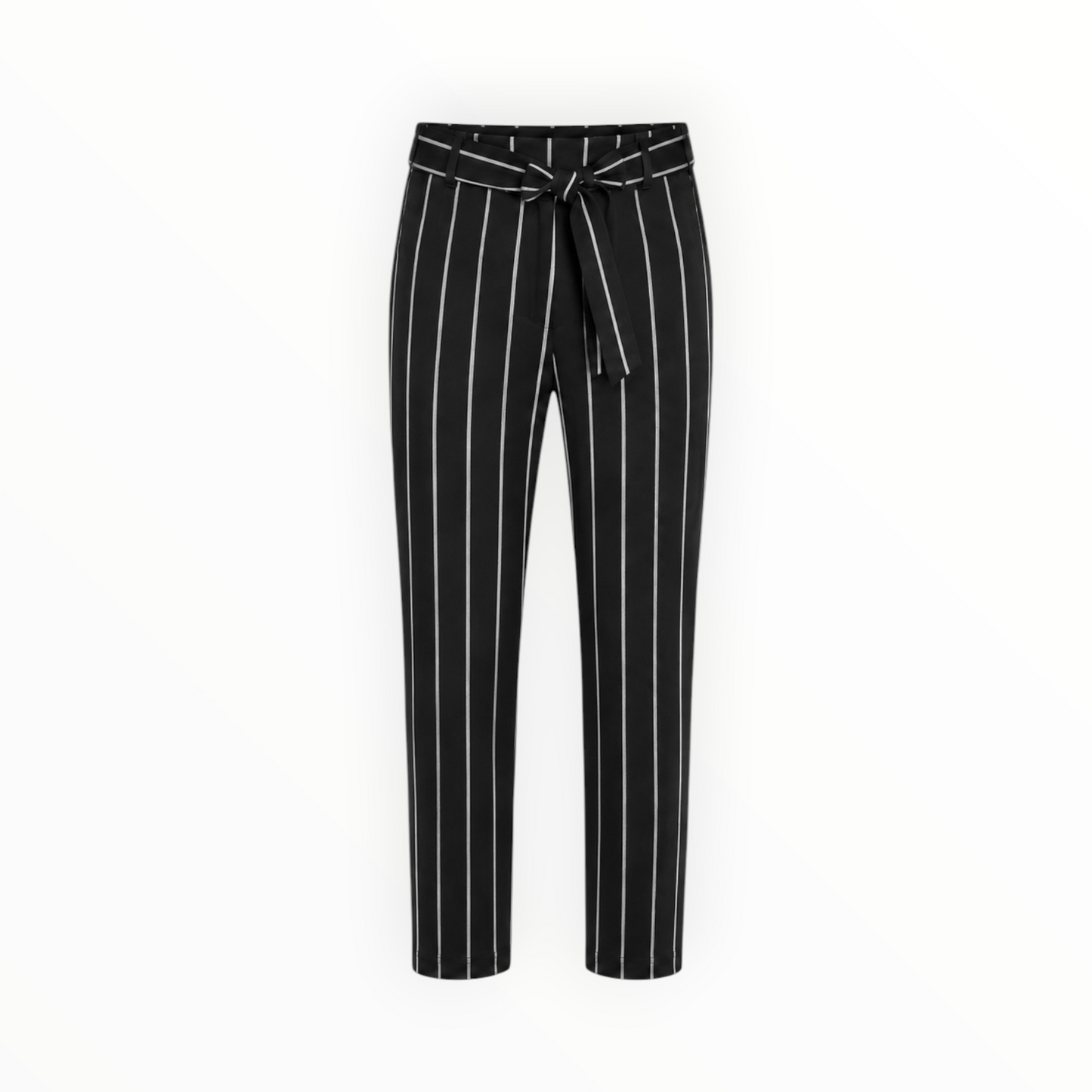 Pinstripe Tie-Waist Trousers size 10