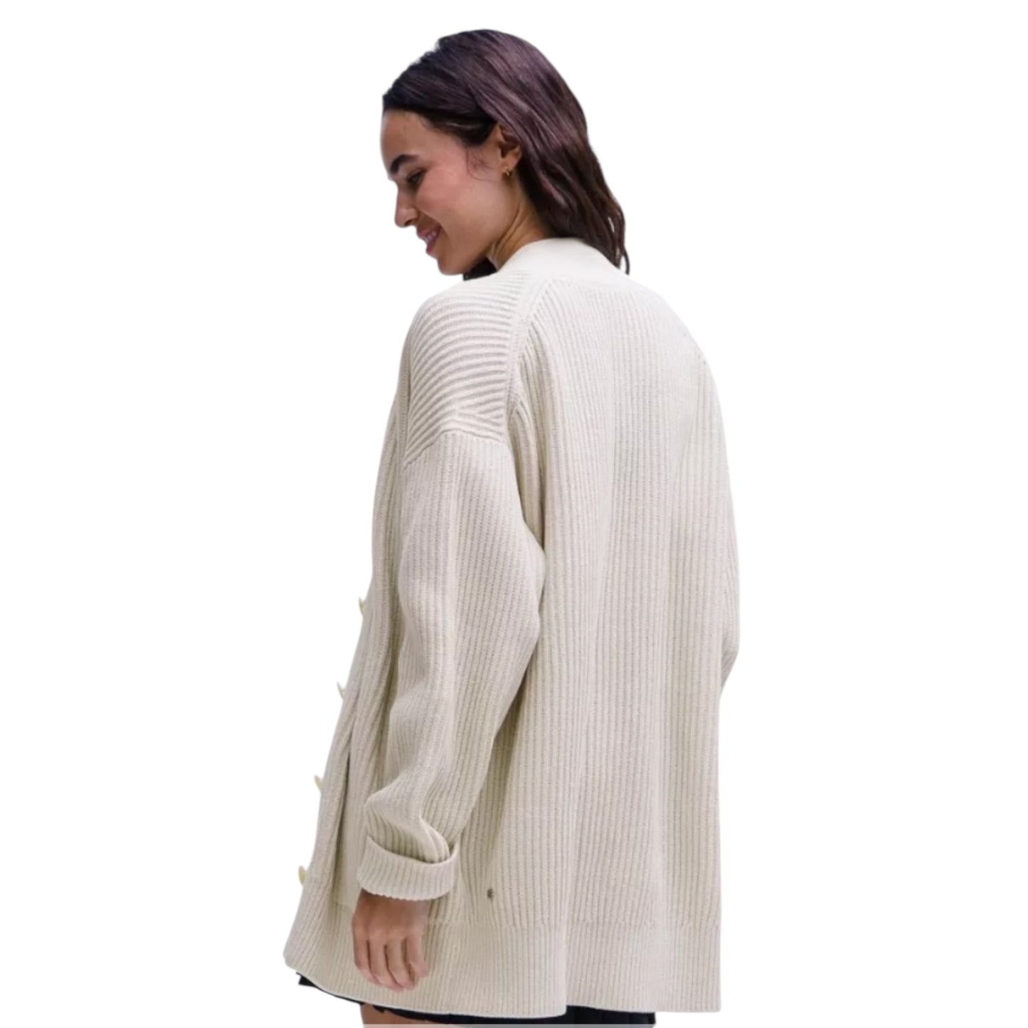 Knit Button-Front Cardigan Size Small