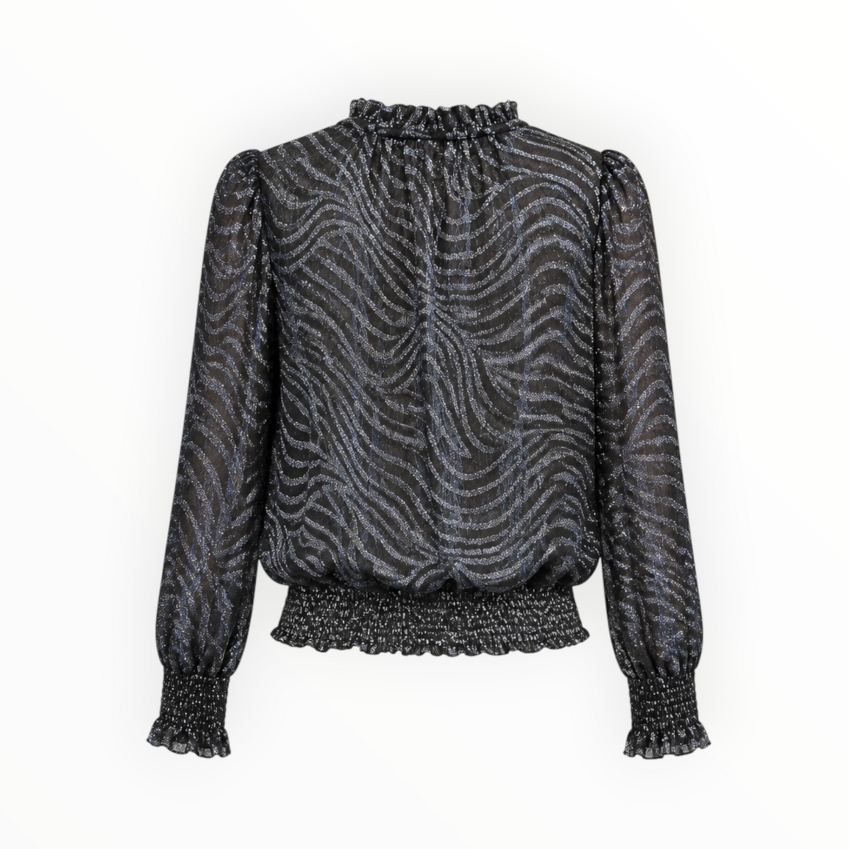 Metallic Swirl Blouse size L