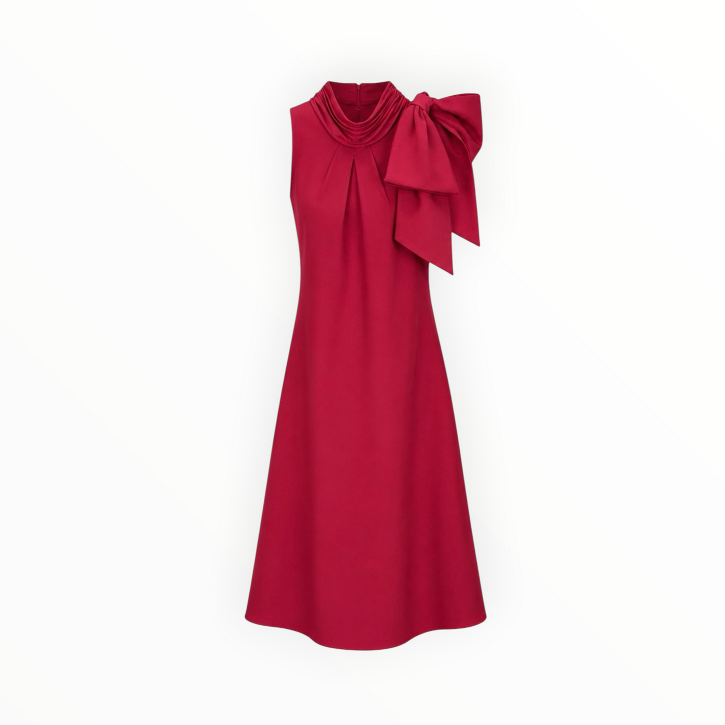 Bow Neck Midi Dress size 8