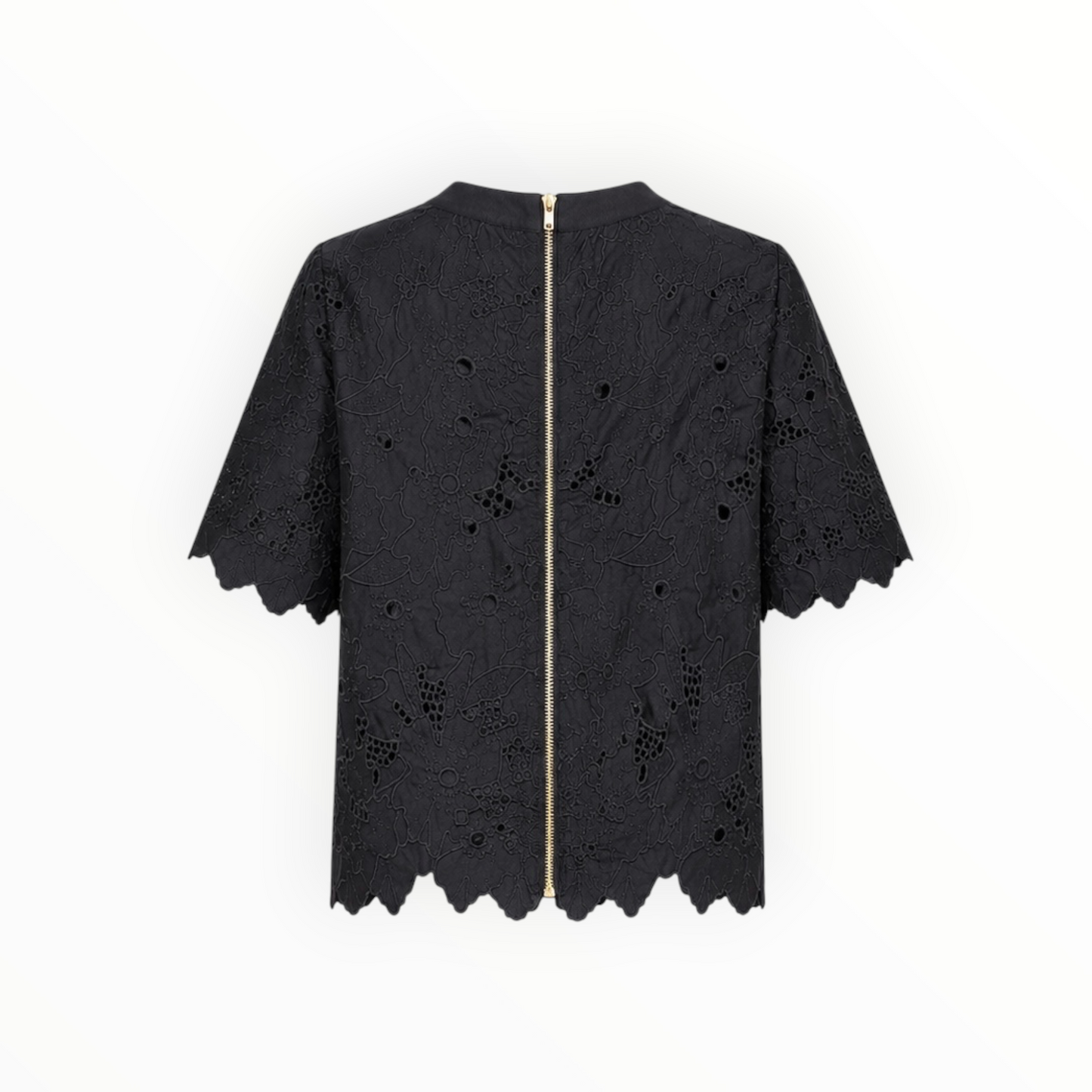 Floral Eyelet Top size L