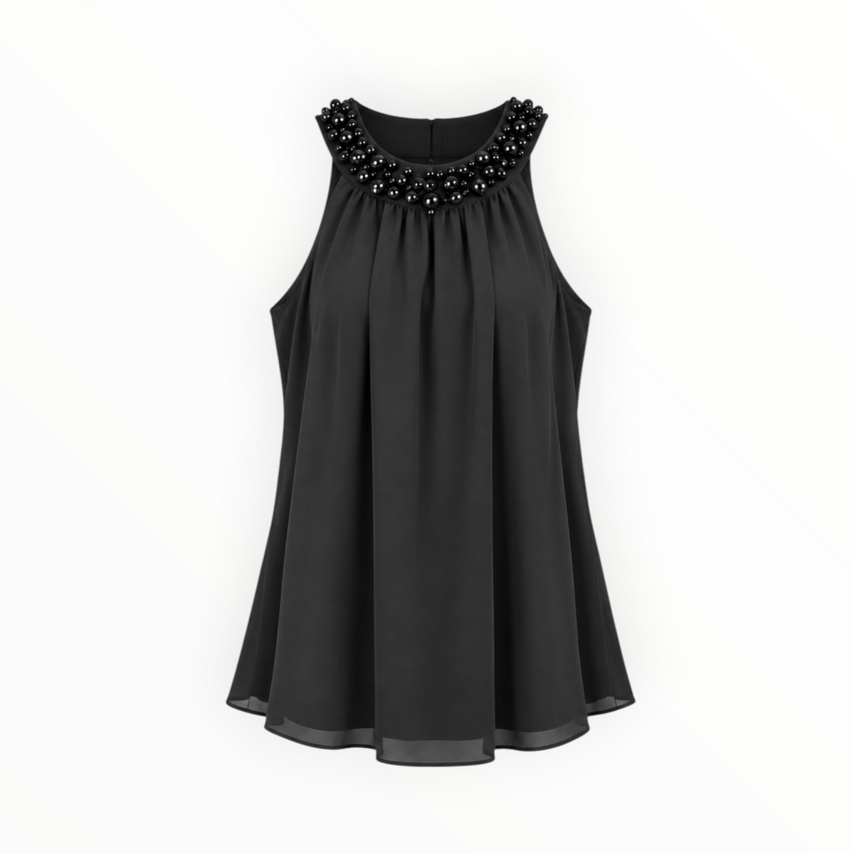 Beaded Sleeveless Top size L