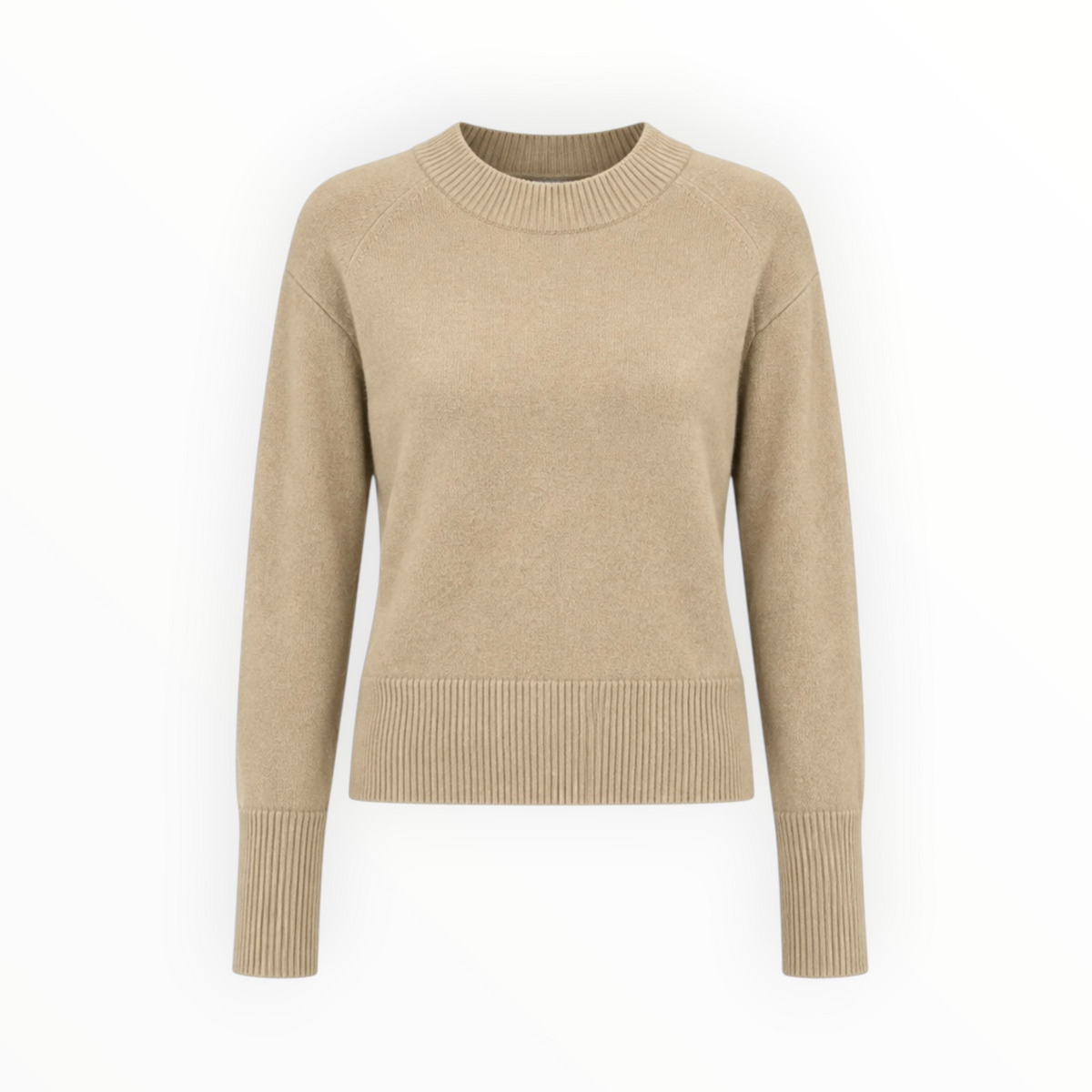 Ribbed Trim Crewneck Sweater size XS