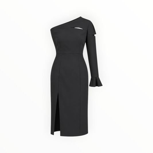 One-Shoulder Cutout Dress size M