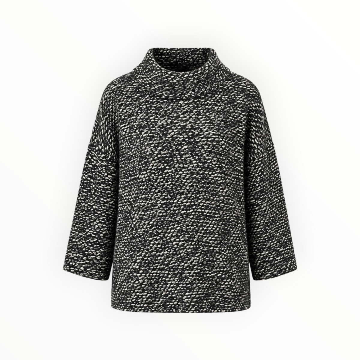 Textured Funnel-Neck Sweater size 14
