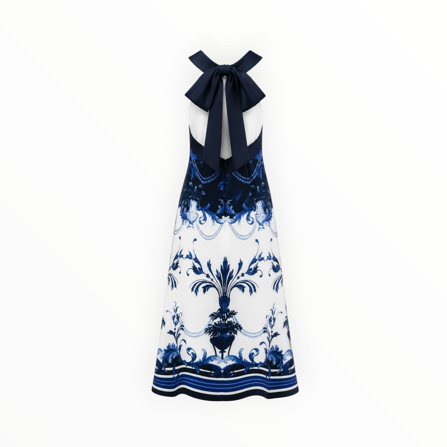 Baroque Print Halter Dress size 1(XS)