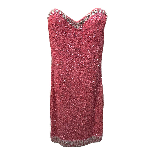 Strapless Mini Sequin Dress size 6
