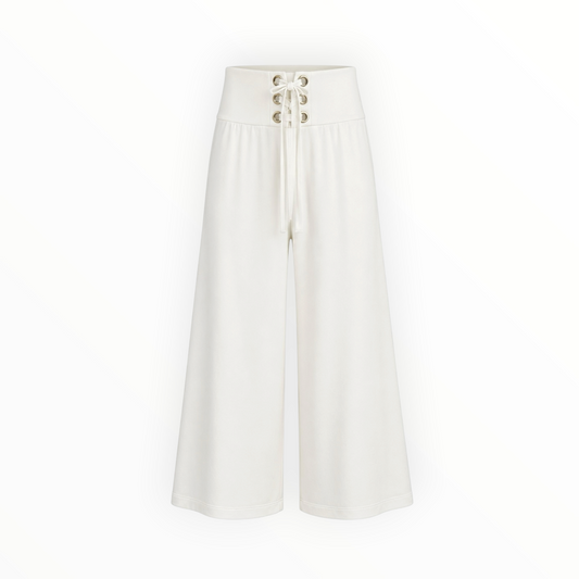Lace-Up Wide Leg Pants size M