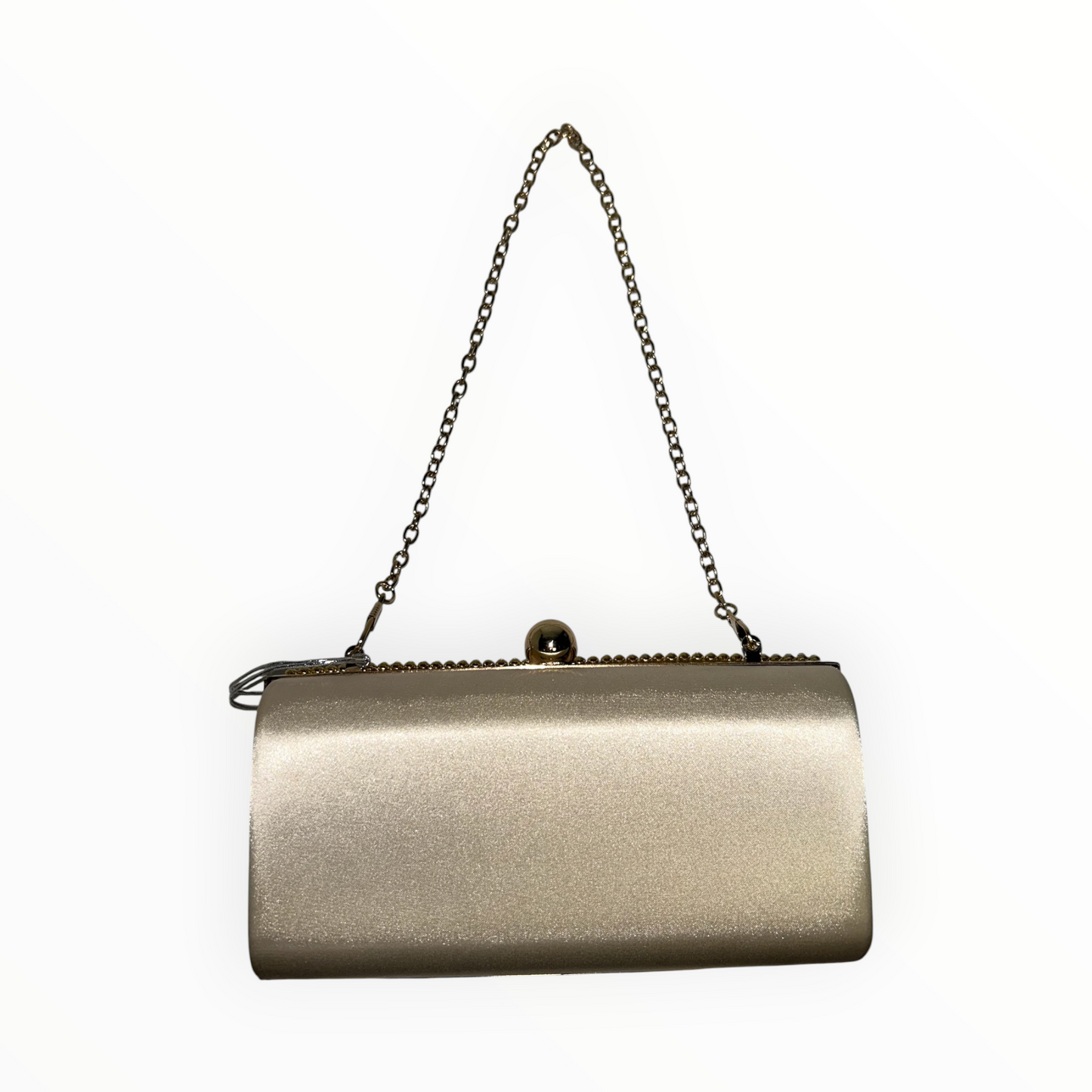 Rhinestone Embellished Clutch with Chain Strap NEW WITH TAGS