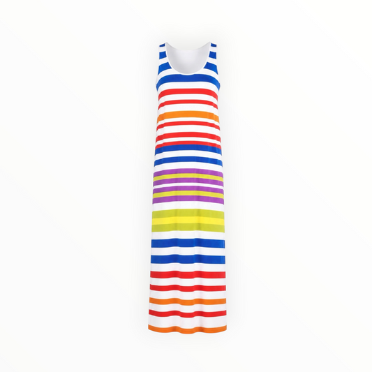Striped Maxi Dress size XL