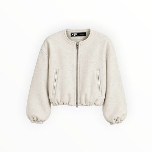 Cropped Bomber Jacket size S