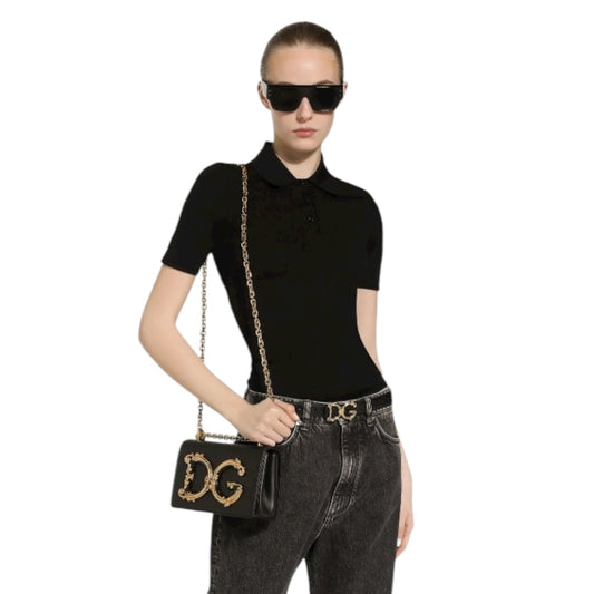 Nappa leather DG Girls shoulder bag