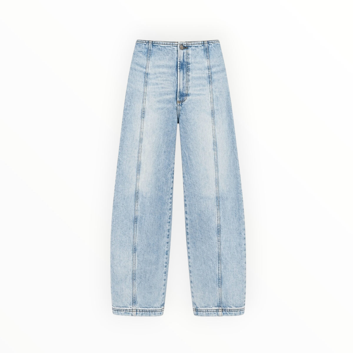 Seam Detail Barrel-Leg Jeans size 27