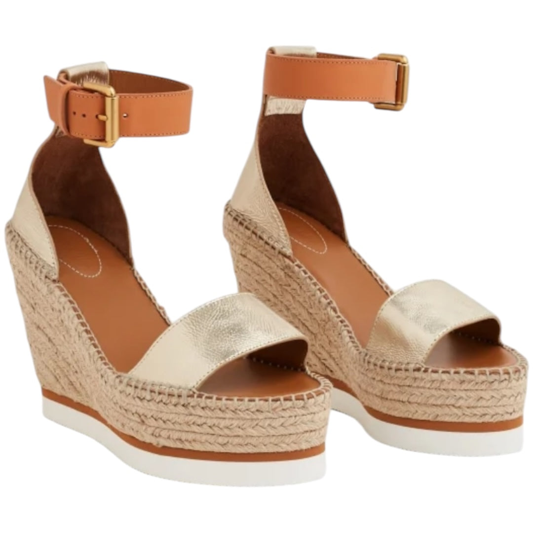 Glyn Espadrille Wedges Size 38