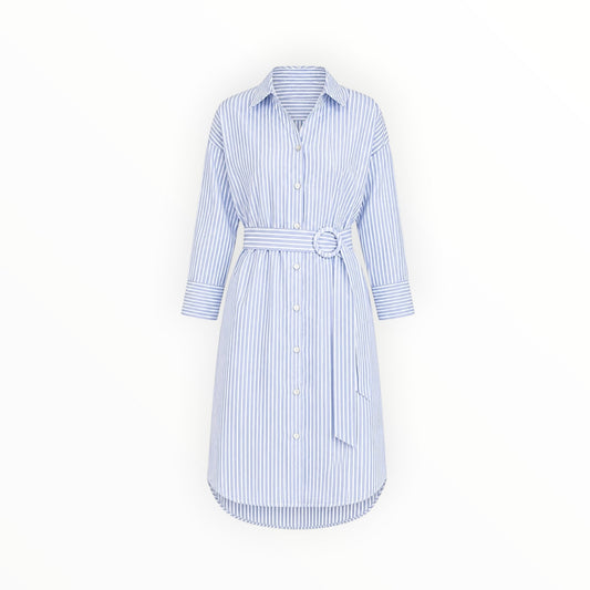 Striped Belted Shirt Dress size XS