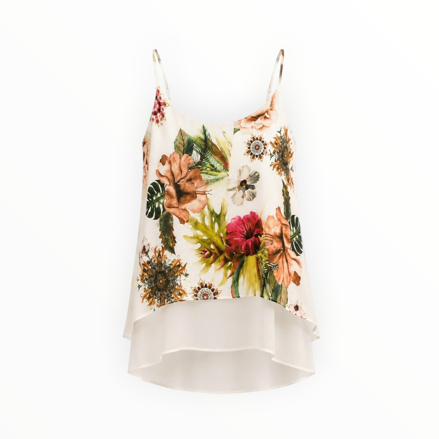 Floral Flowy Tank Top size M