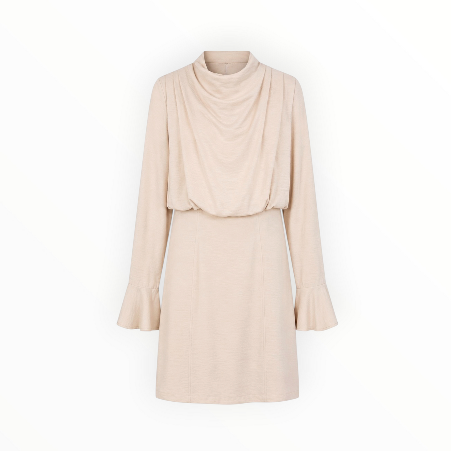 Draped Mock Neck Dress size 6