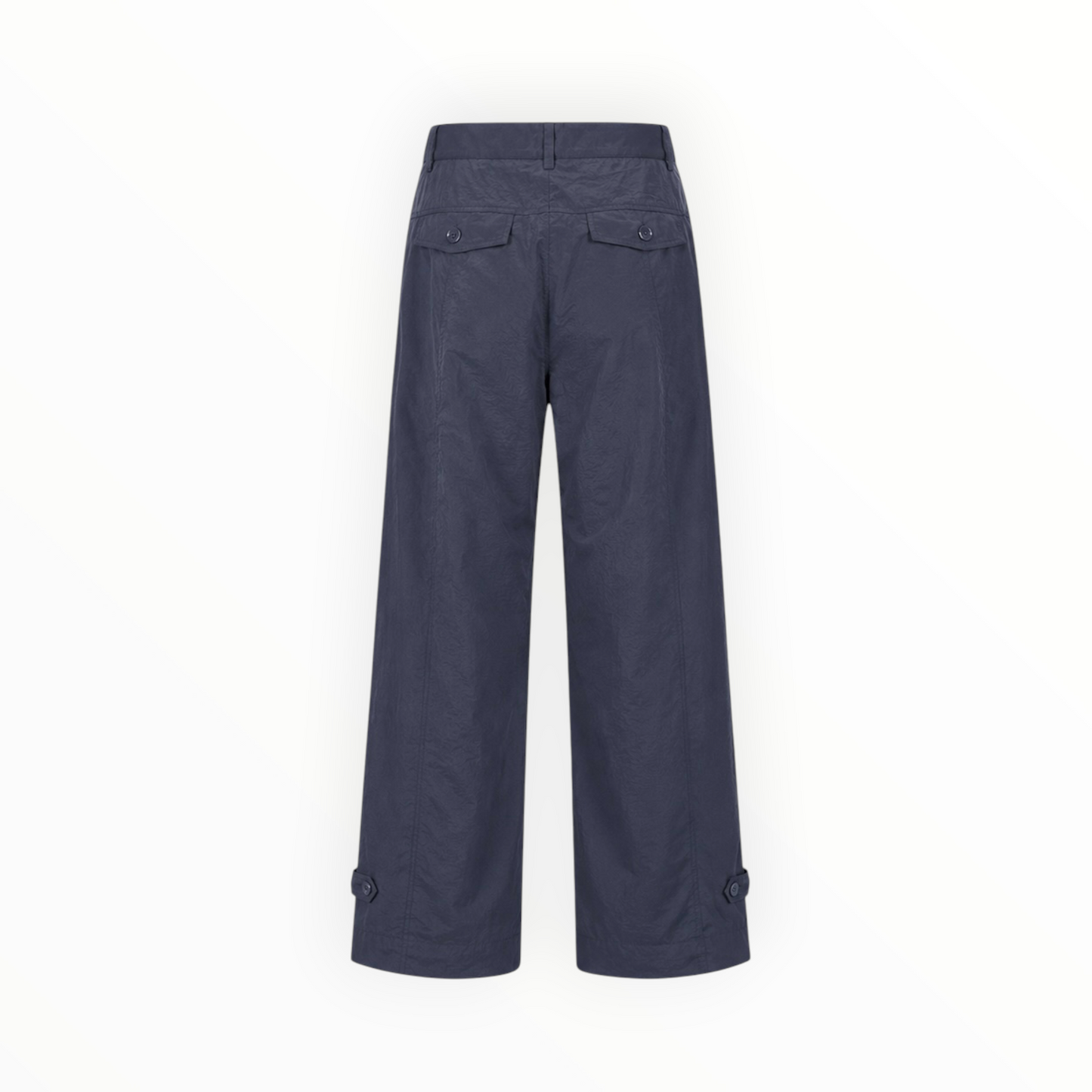 Pleated Wide-Leg Utility Pants size 4