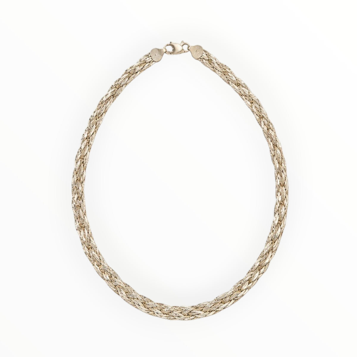 925 Multi-Strand Braided Necklace