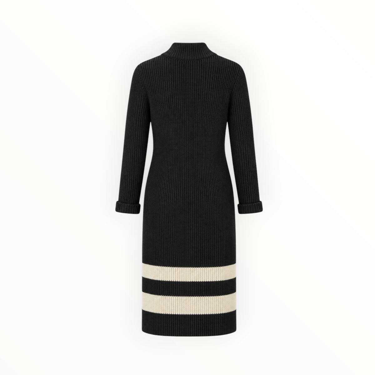 Ribbed Knit Long Cardigan size S