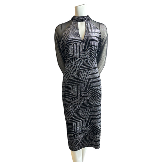 Black Shimmer Dress Size 14