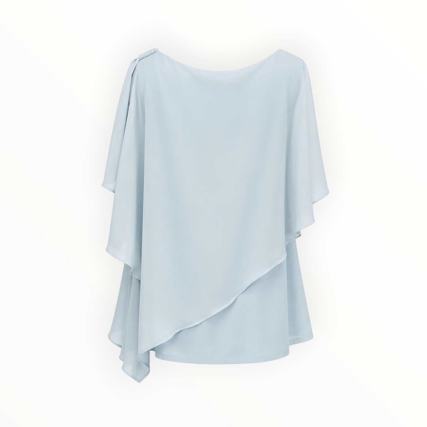 Rhinestone Overlay Poncho Top size 14