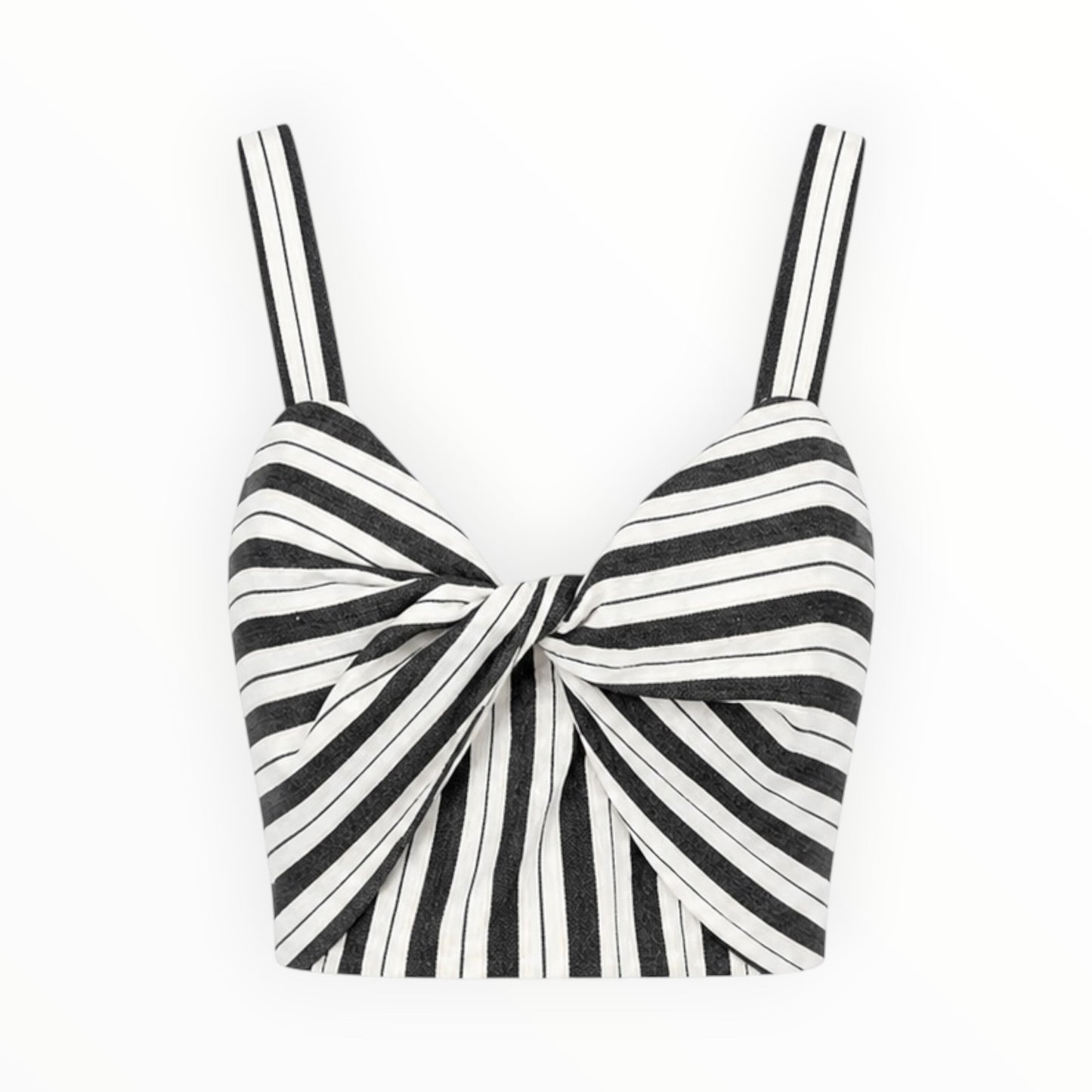 Striped Twist Crop Top size XS
