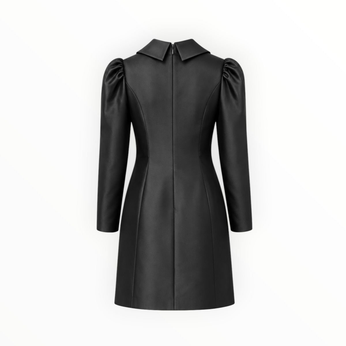 Asymmetrical Ruffle Wrap-Style Dress size S