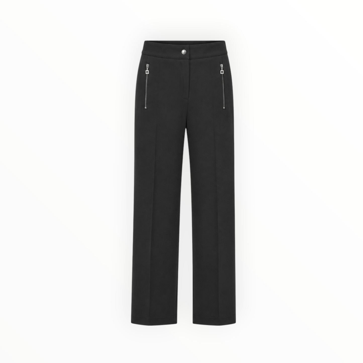 Zip Pocket Straight Leg Pants size S