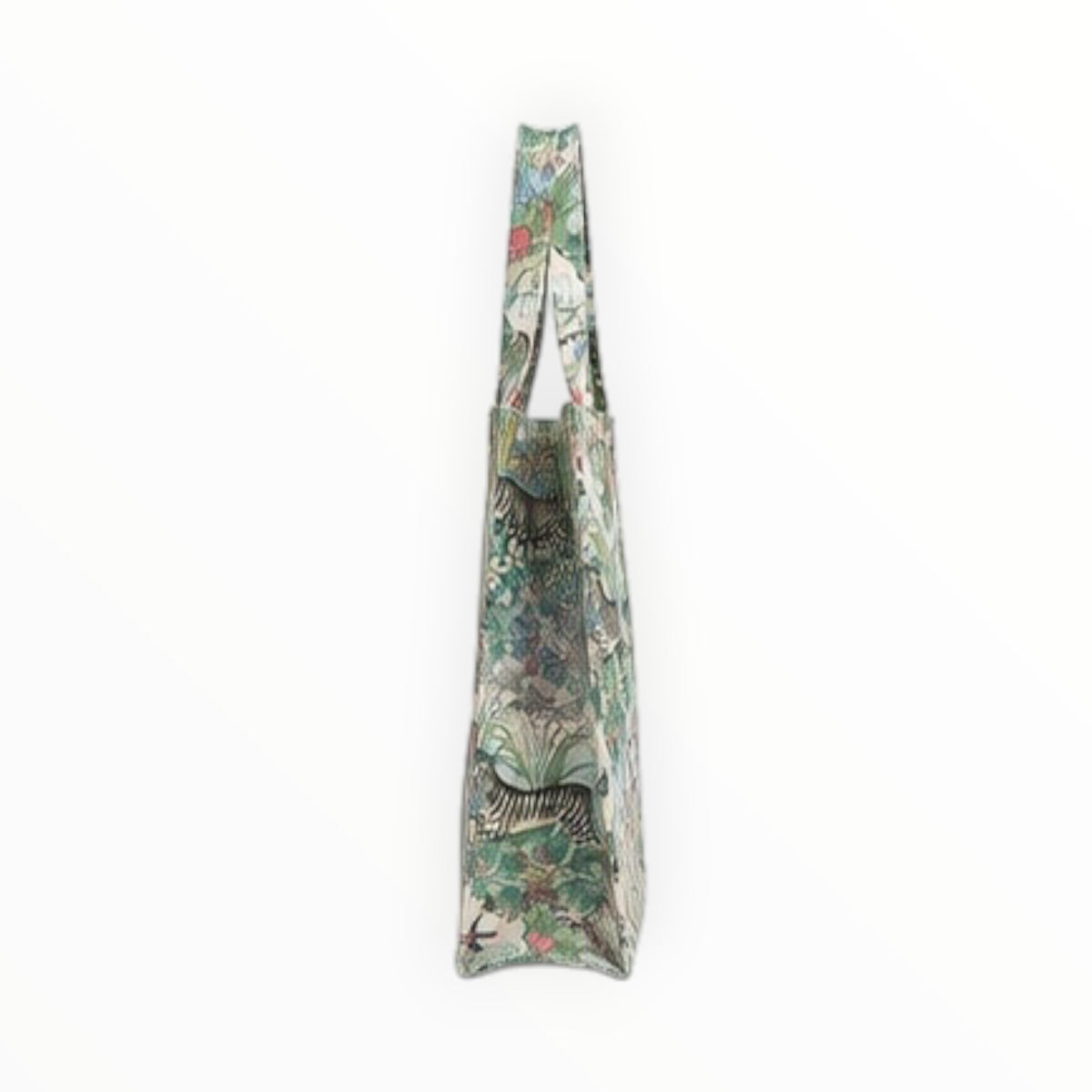 Tiger Print Canvas Tote Bag