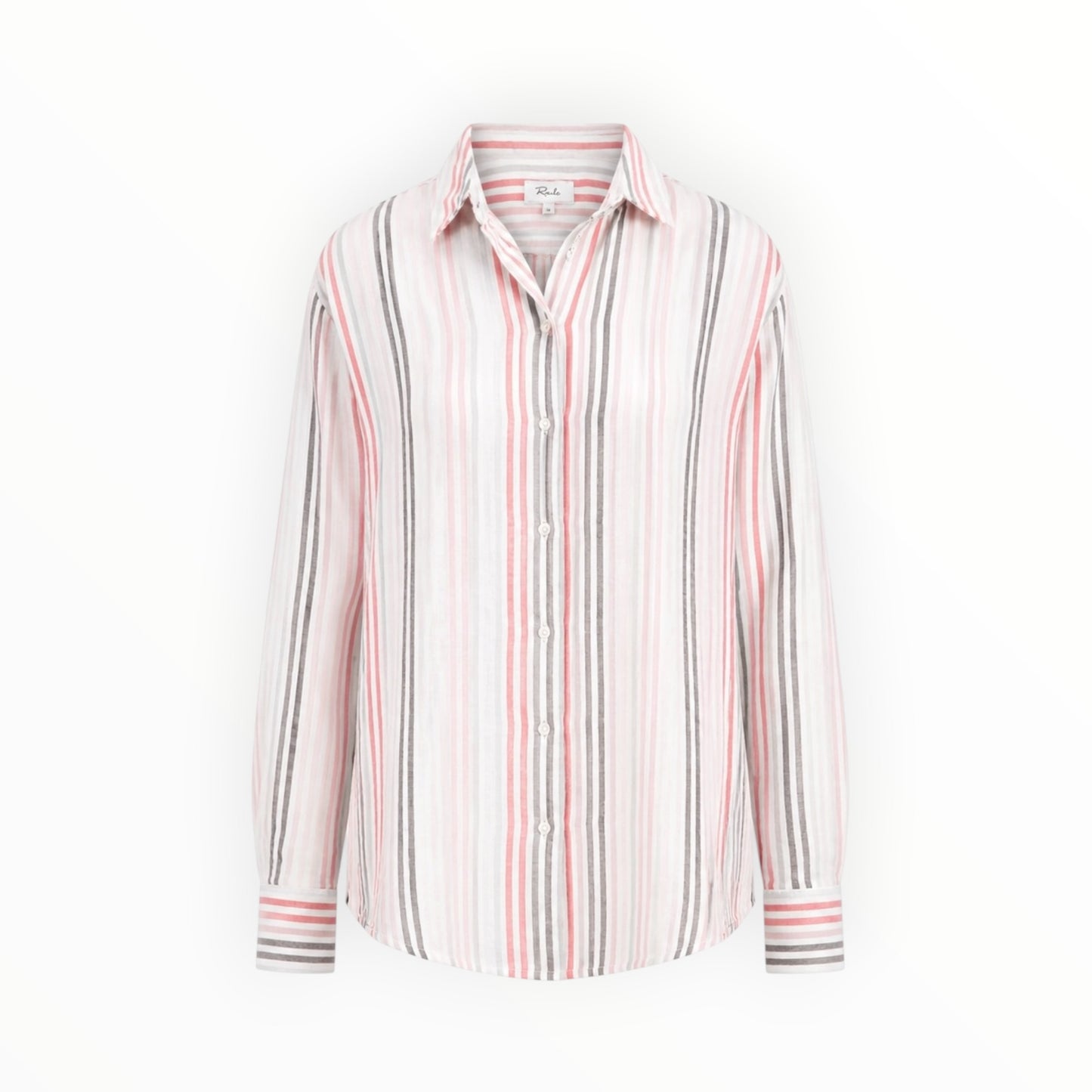 Oversized Multistripe Linen Shirt size M/L