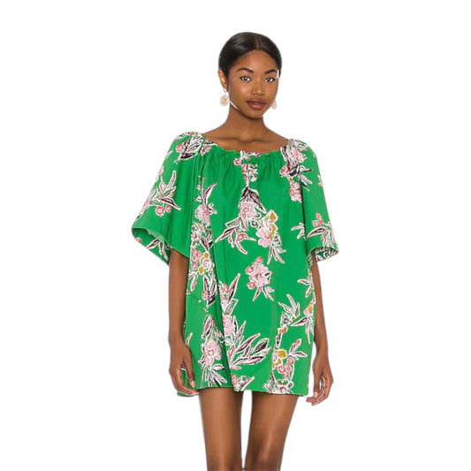 Green Floral Dress Size M