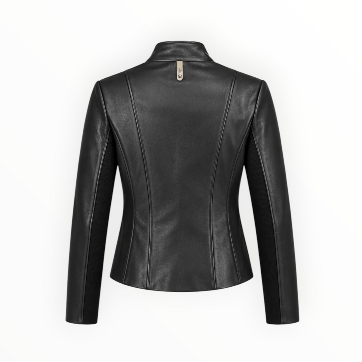 Leather Asymmetrical Moto Jacket size S