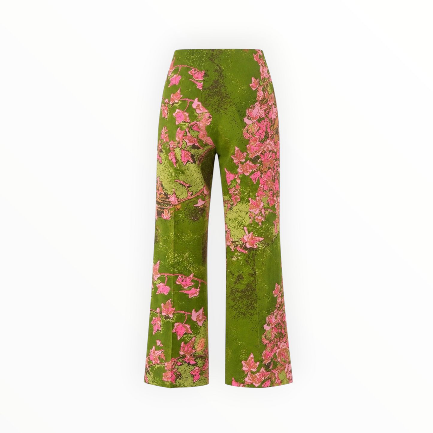 Floral Straight-Leg Pants size 42