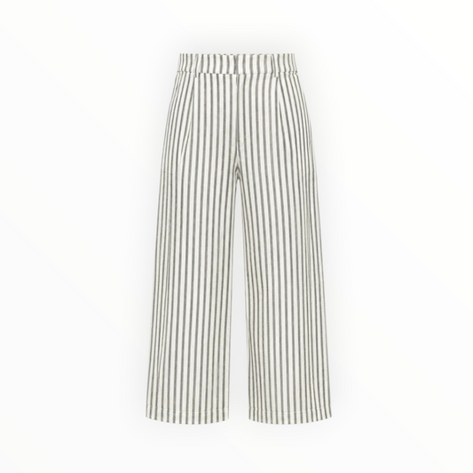 Striped Linen Wide Leg Pants size 4