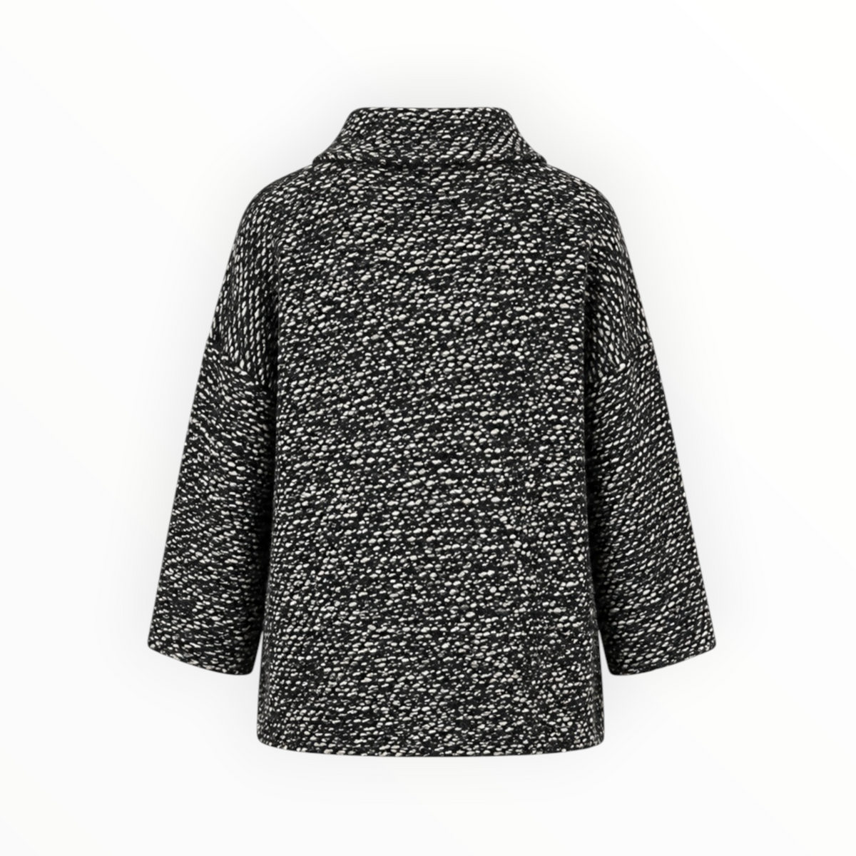 Textured Funnel-Neck Sweater size 14