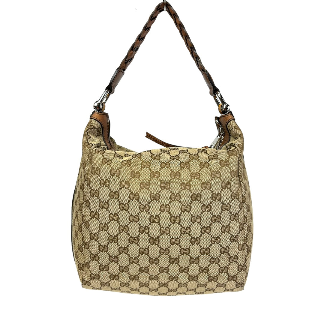 GG Canvas Bamboo Bar Hobo