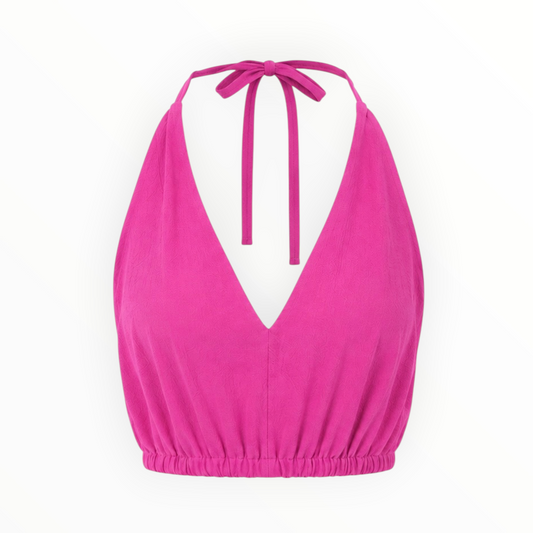 Ring Detail Halter Crop Top size XS NWT