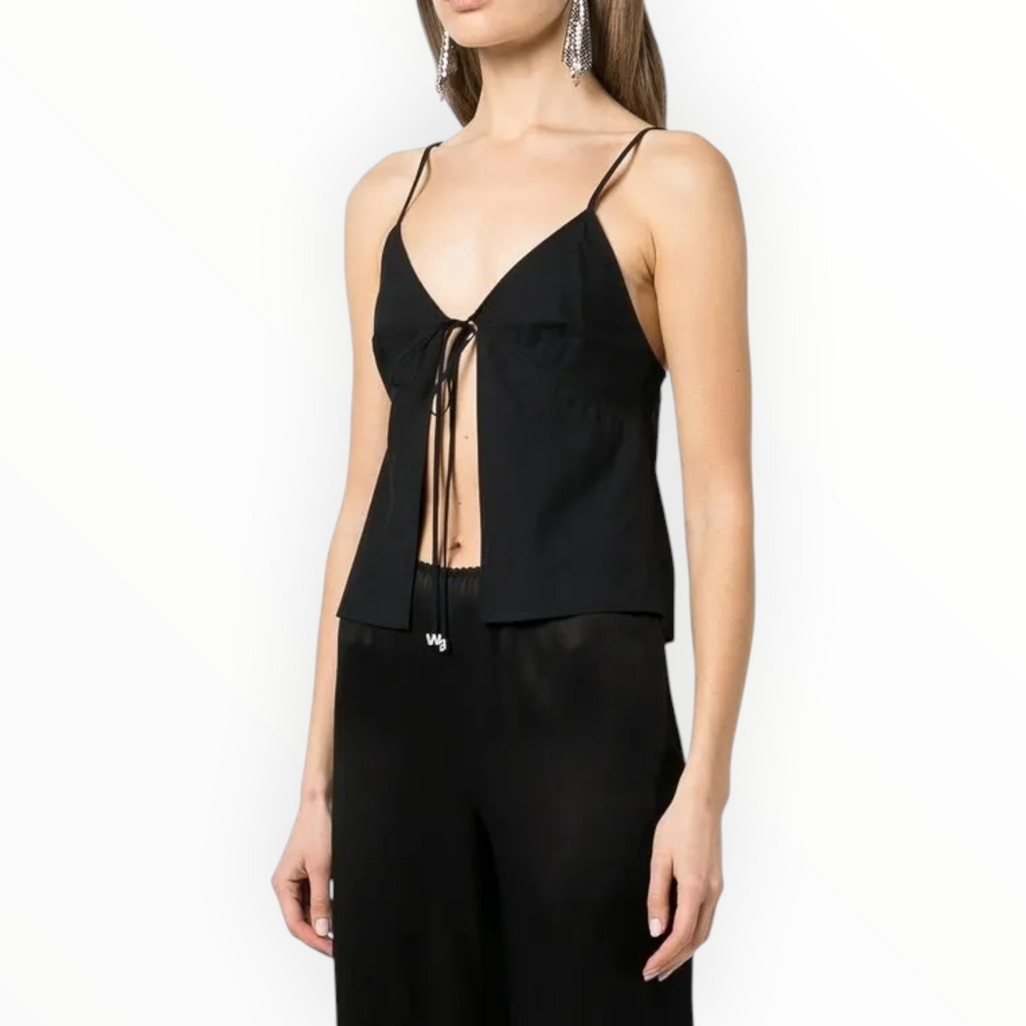 Tie-Detail Butterfly Top size S