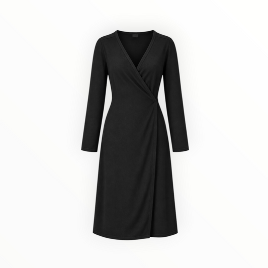 Long-Sleeve Wrap Dress size XL