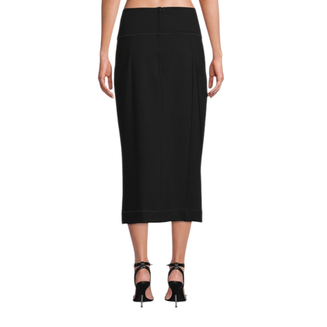 Stretch Jersey Midi Skirt Size 46