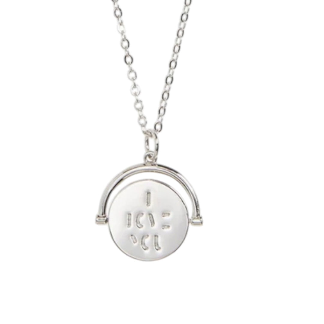 I love you necklace and pendant