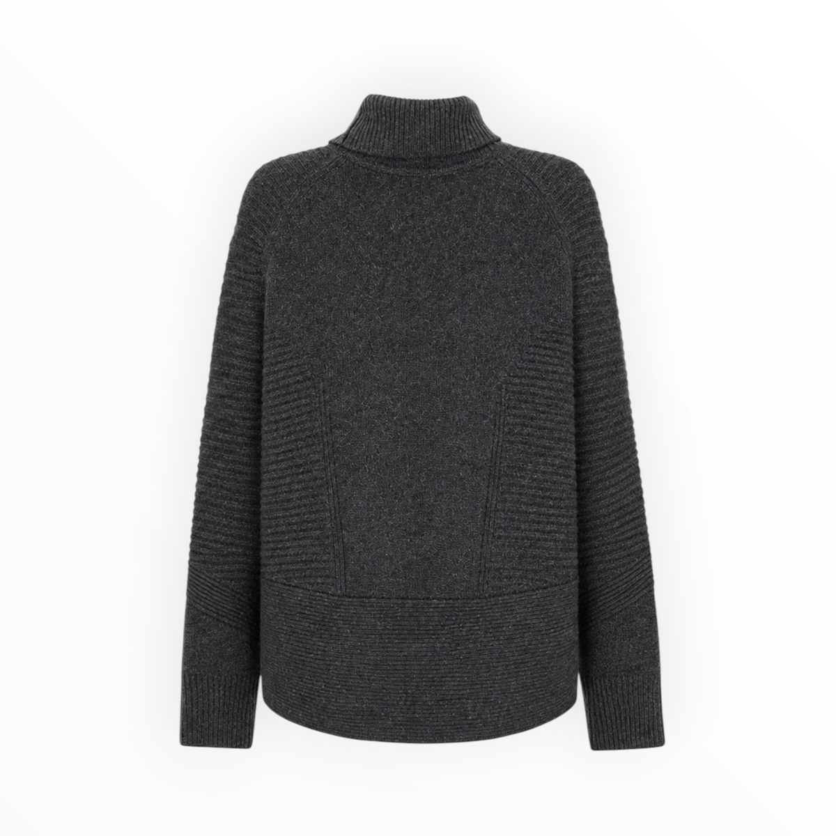 Textured Turtleneck Sweater size M